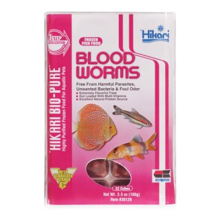Hikari Frozen Bloodworms 3.5 oz. Cubes - in store only