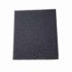 3” black 10 ppi poret foam - 15 1/2" x 18 1/4” sheet