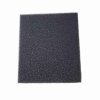3” black 10 ppi poret foam - 15 1/2" x 18 1/4” sheet