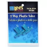 Lee's 2-Way Plastic Valve - 2 Pack