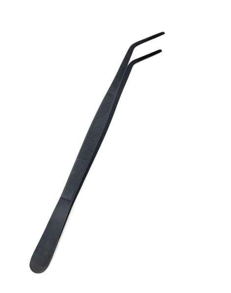 Cusp Curved Pinsettes 10" Black