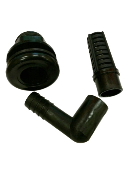 Slip Bulkhead Fitting Kit 1/2"