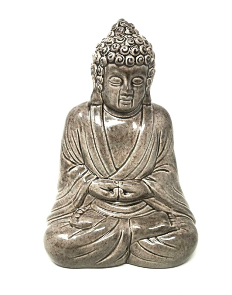 Medium Buddha with Curly Hair