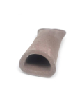 Small pleco cave D-shape with a pinched end