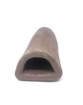 Small pleco cave D-shape with a rounded end