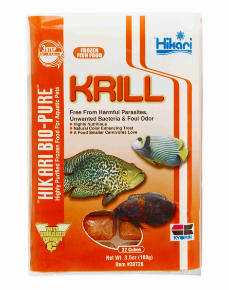 Hikari Frozen Krill 3.5oz. Cubes - in store only