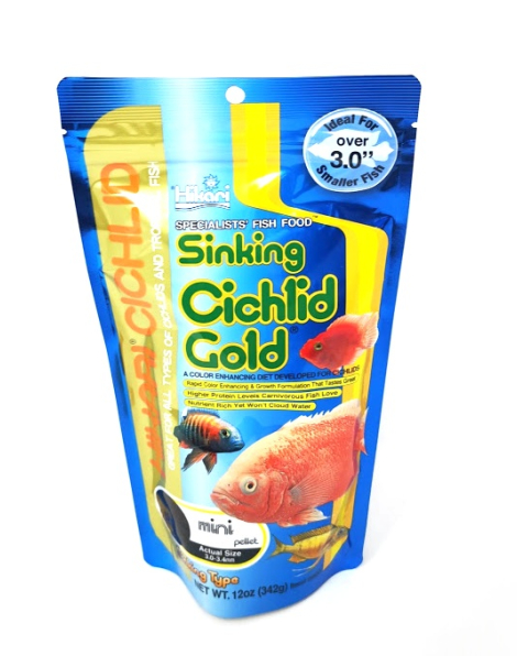Hikari Sinking Cichlid Gold Mini Pellets 12oz