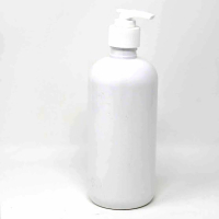 Empty 500ml bottle with a 2ml pump