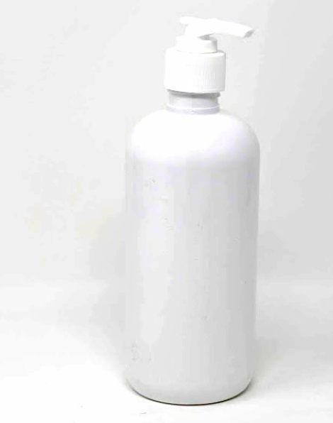 Empty 500ml bottle with a 2ml pump