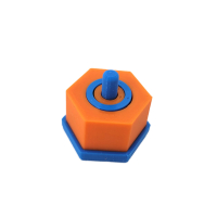 3D Printed Hexa-Drop Mini - Orange Shell