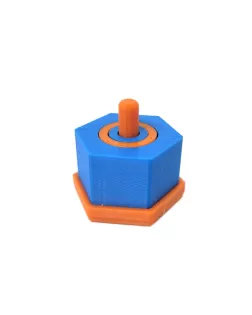 3D Printed Hexa-Drop Mini - Blue Shell