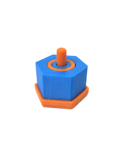 3D Printed Hexa-Drop Mini - Blue Shell