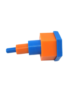 3D Printed Hexa-Drop Mini - Orange Shell