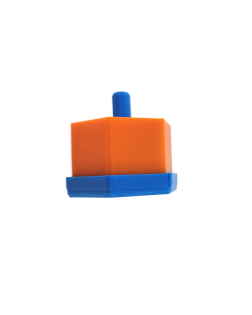 3D Printed Hexa-Drop Mini - Orange Shell