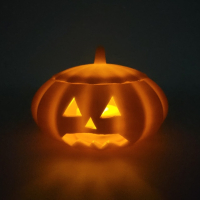 3D Printed Jack-O-Lantern (LED Tealight Included!)