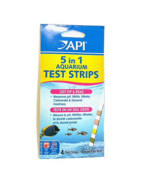 API 5 in 1 Aquarium Test Strips